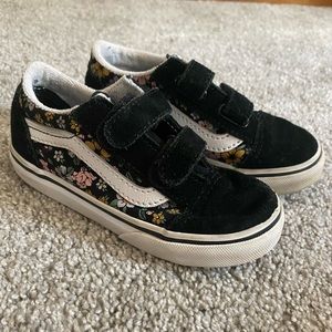Toddler floral vans